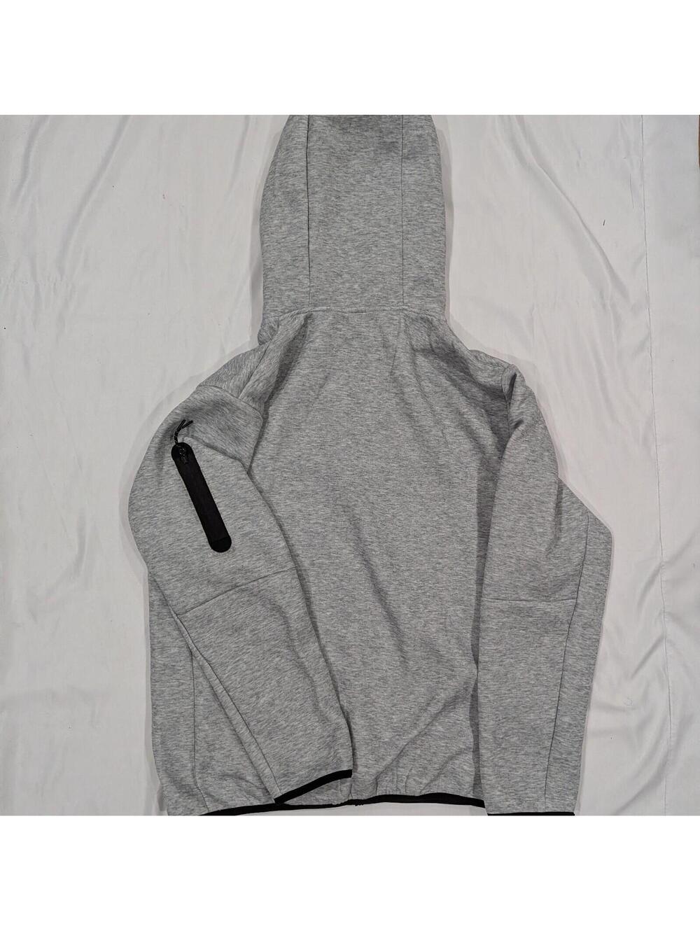 Nike Tech Fleece Full Zip Hoodie M Grey CU4490-063 NWT - Picture 4 of 9